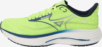 Chaussure de course 'WAVE RIDER' MIZUNO en jaune : devant