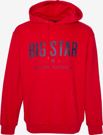 Sweat-shirt 'ASHLYNO' BIG STAR en rouge : devant