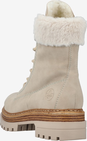 Bottines à lacets '75630' Rieker en beige