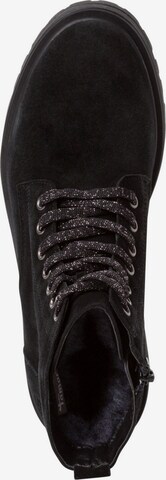 TAMARIS Lace-Up Ankle Boots in Black