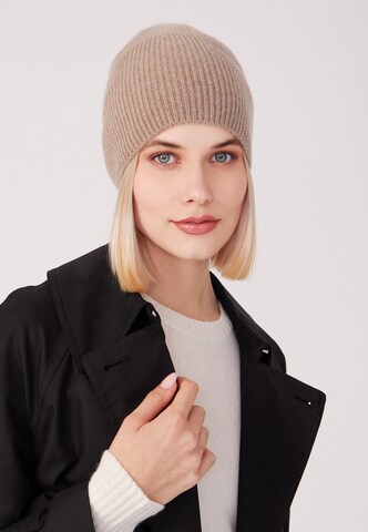 Style Republic Kaschmirmütze in Beige: Vorderseite