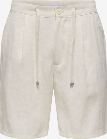 Only & Sons Hose 'ONSWAKE' in Weiß: Vorderseite