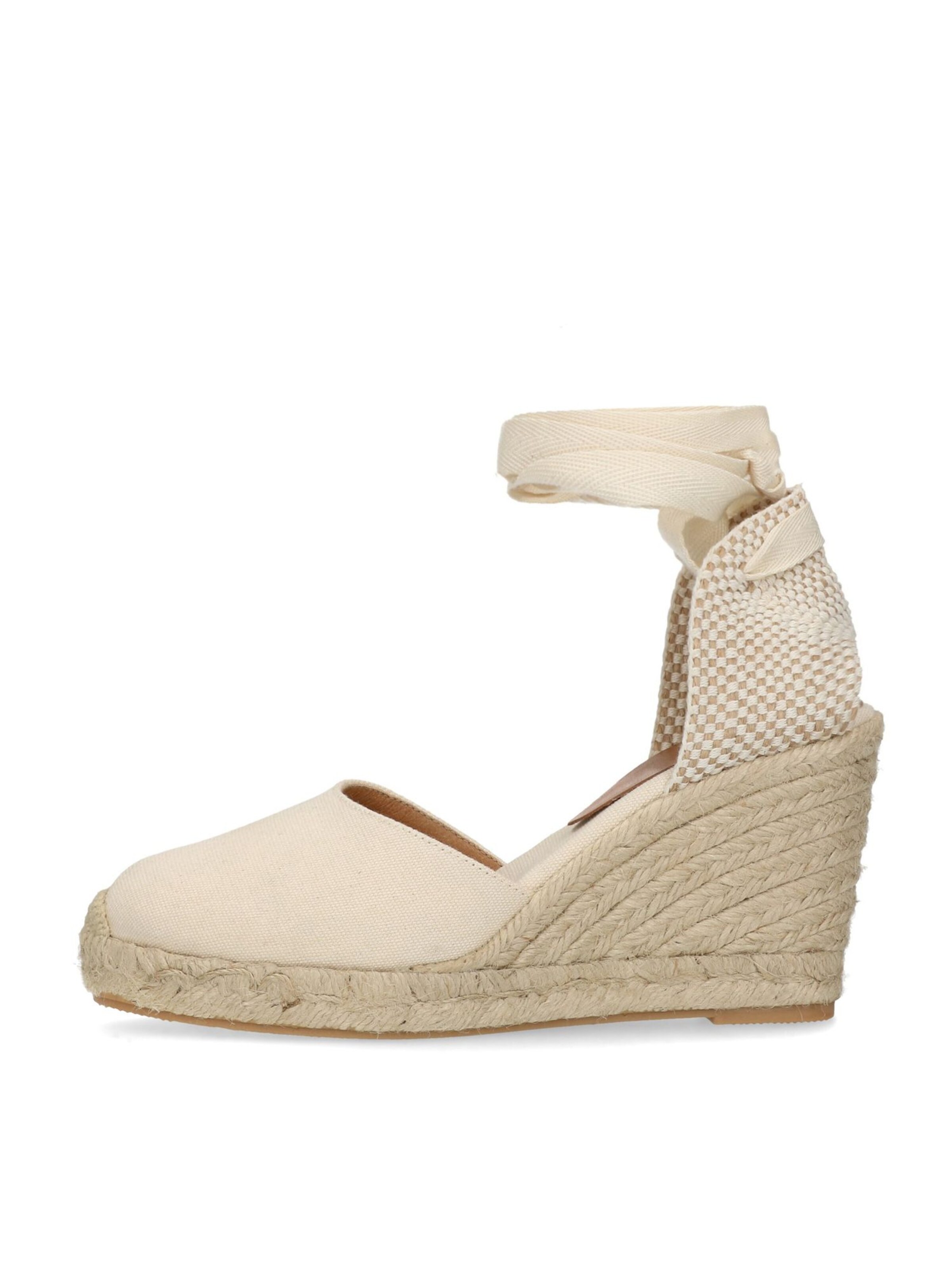 MANFIELD Sandale in Weiß