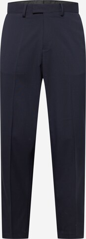 BURTON MENSWEAR LONDON Regular Trousers with creases in Blue: front