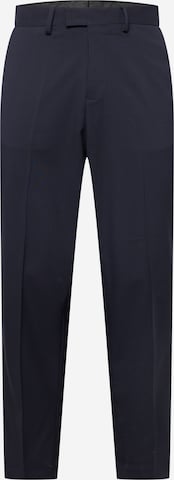 BURTON MENSWEAR LONDON Regular Pleated Pants in Blue: front