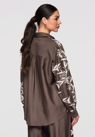 Ombre Blouse in Bruin