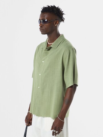 VAMOS CLO Comfort fit Overhemd 'Irving' in Groen