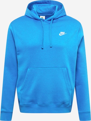 Nike Sportswear - Sudadera 'Club Fleece' en azul: frente