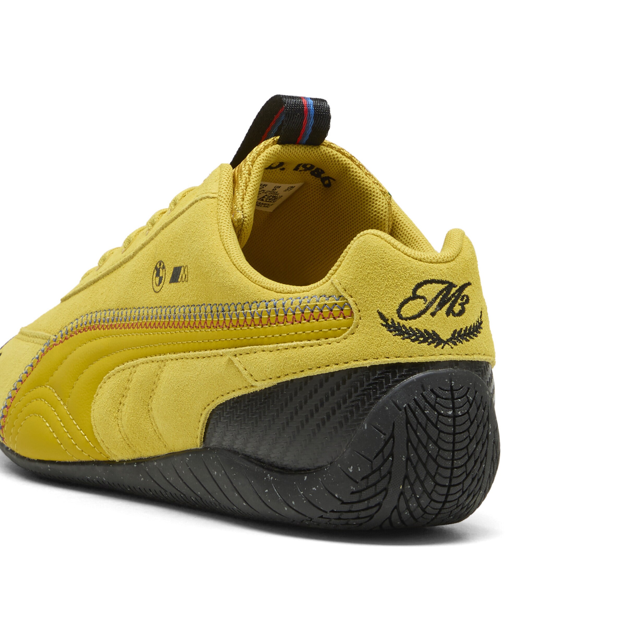 PUMA Sportschoen 'BMW M Motorsport M3 40Yrs Speedcat' in Geel