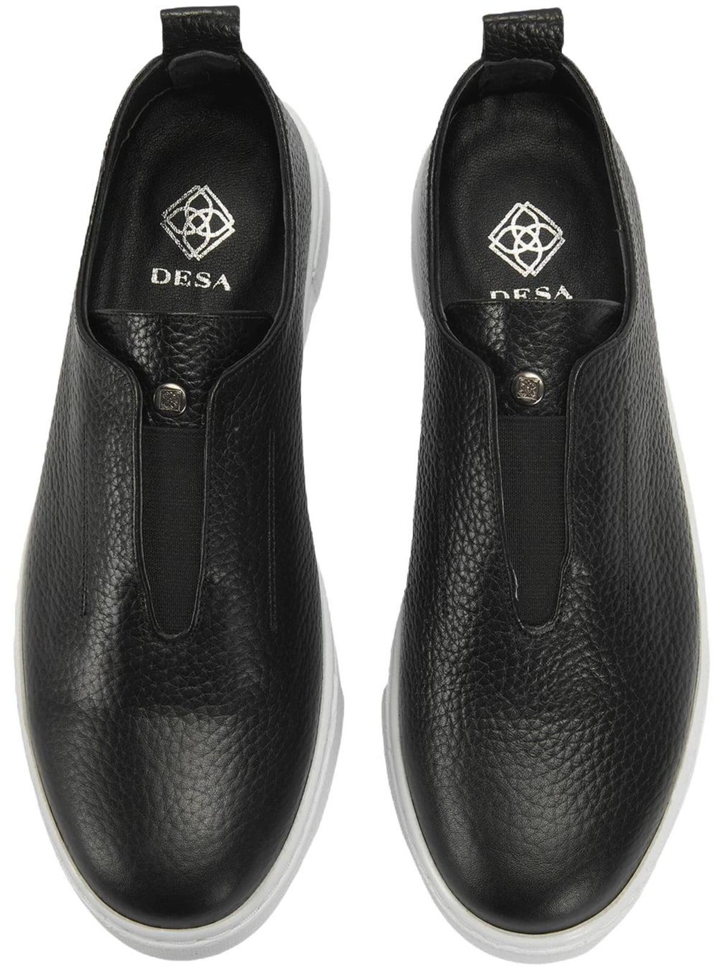 Desa Sneakers laag 'Beleg' in Zwart