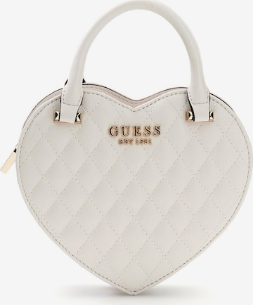 Sacs à main 'Atabey' GUESS en blanc : devant
