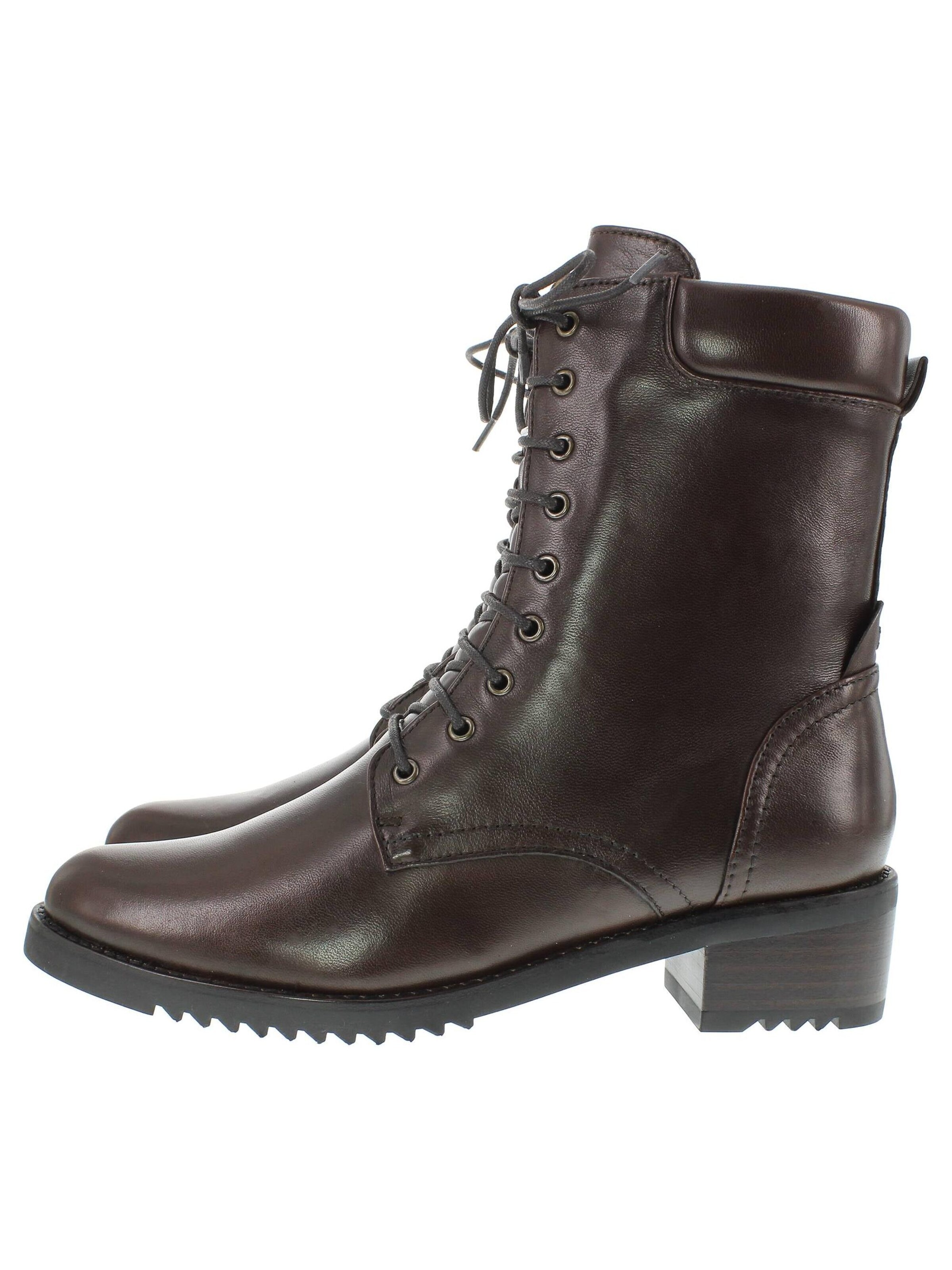Everybody Lace-Up Ankle Boots 'BIONDA' in Brown