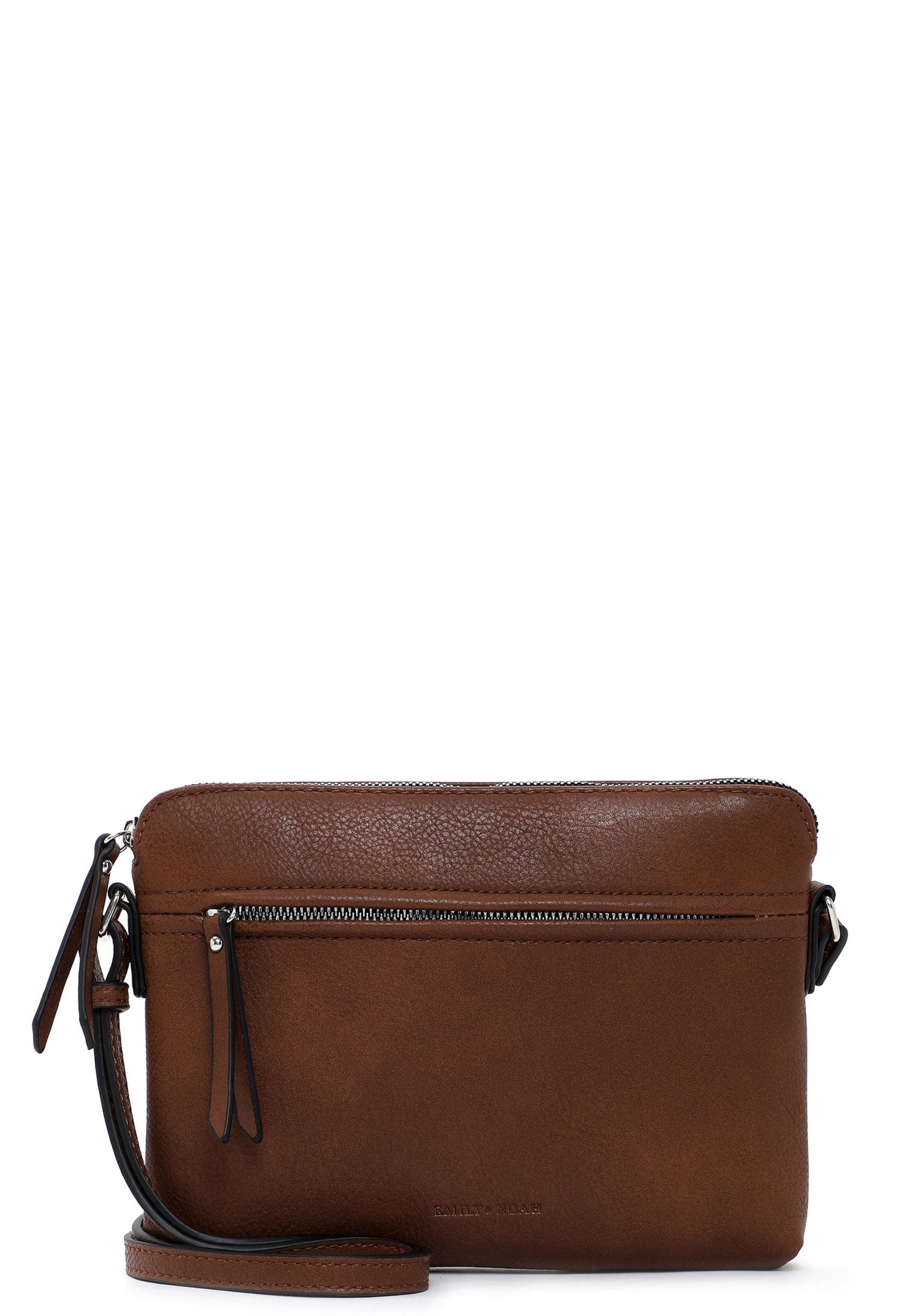 Sac à bandoulière 'Emma' Emily & Noah en marron : devant