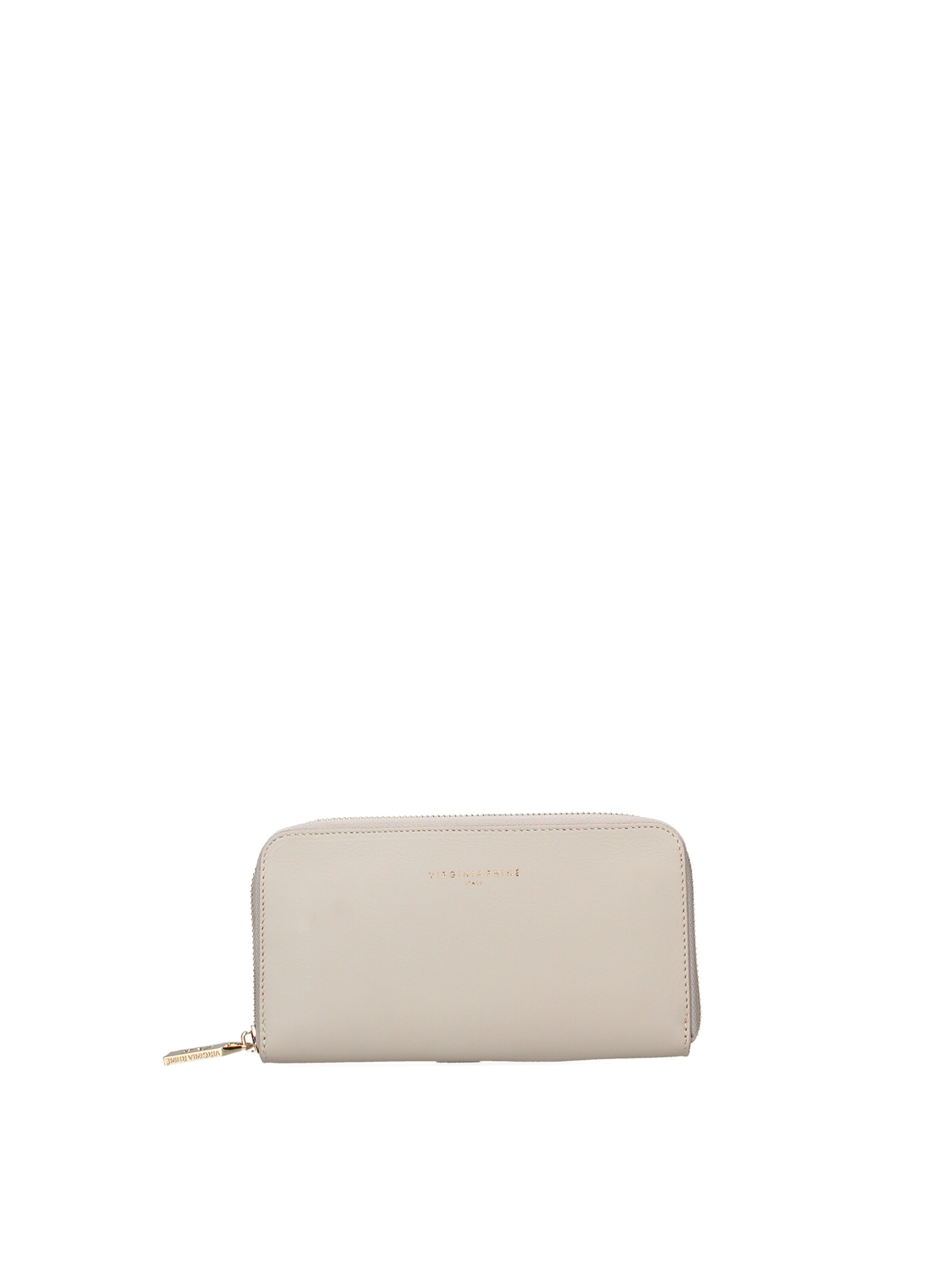 Portamonete 'Crystalline Chic' di Virginia Rhinè in beige: frontale