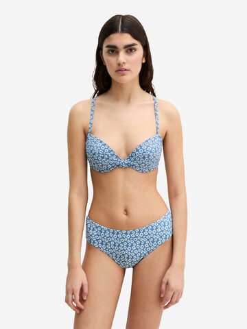 Triangle Hauts de bikini ' Shiny ' Marc O'Polo en bleu : devant