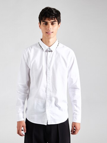 HOLLISTER Regular fit Overhemd in Wit: voorkant