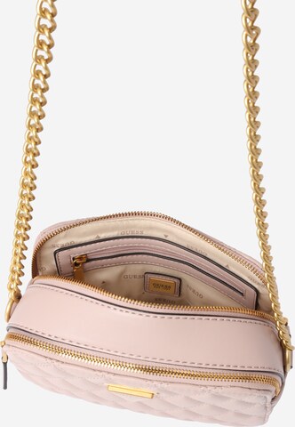 GUESS - Mala de ombro 'Giully' em rosa