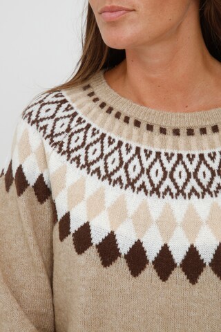 Fransa Knit dress 'FRCeisland 4' in Beige
