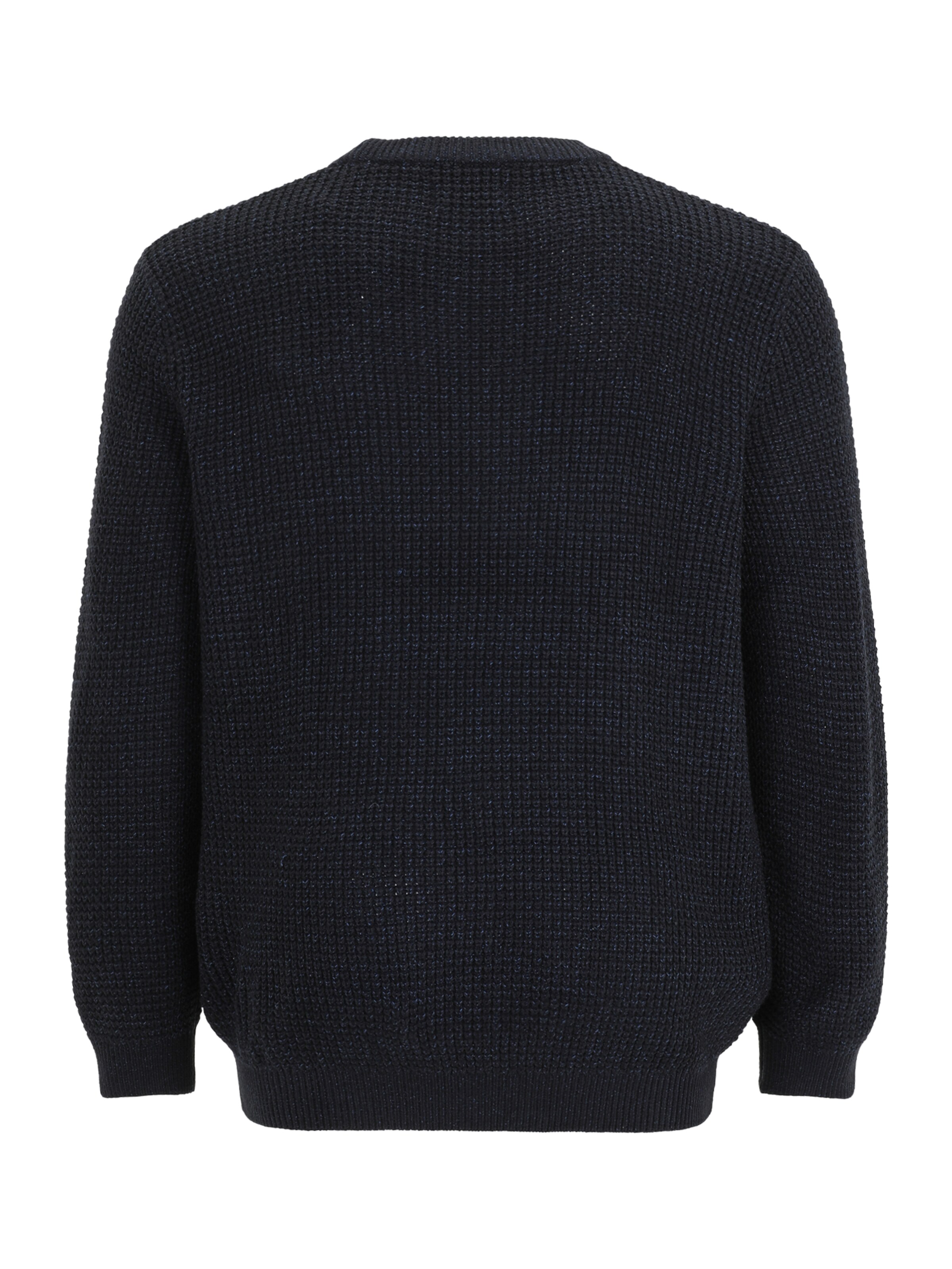 Jack & Jones Plus Sweater 'JJGLOBAL' in Blue