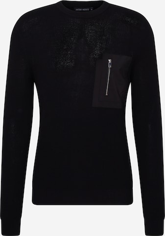 Pull-over ANTONY MORATO en noir : devant