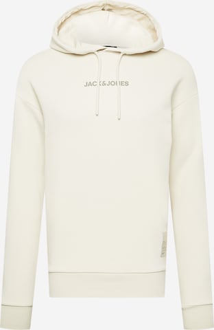 JACK & JONES Sweatshirt in Beige: front