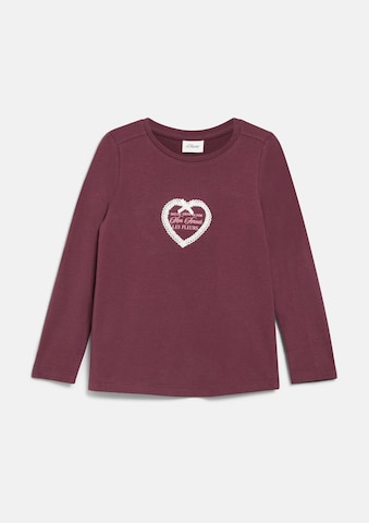 T-Shirt s.Oliver en rouge : devant