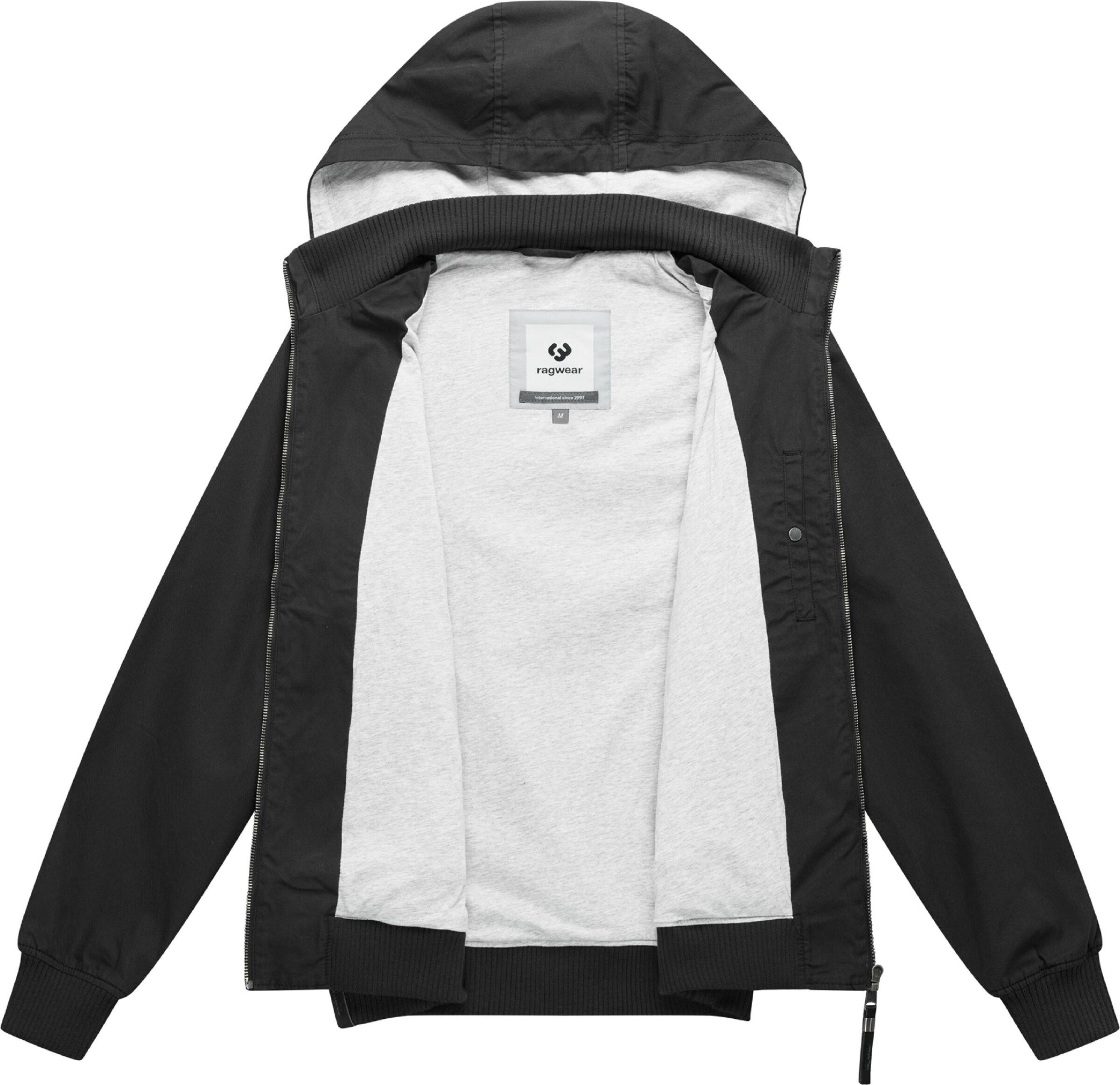 Ragwear Outdoorjacke in Schwarz