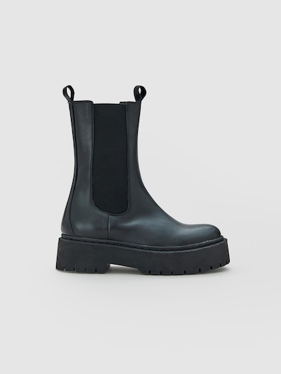 EDITED Boots 'Gudrun' in schwarz, Produktansicht