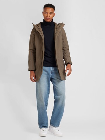 K-Way Zimní bunda 'THOMAS' – hnědá