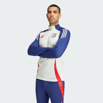 T-Shirt fonctionnel 'Olympique Lyonnais Tiro 24' ADIDAS PERFORMANCE en blanc : devant