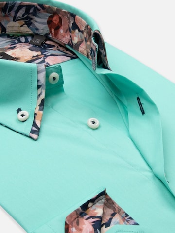 Slim fit Camicia business di 7Camicie in verde