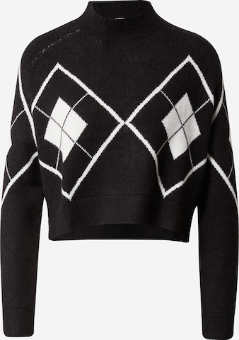 Pull-over Tally Weijl en noir : devant