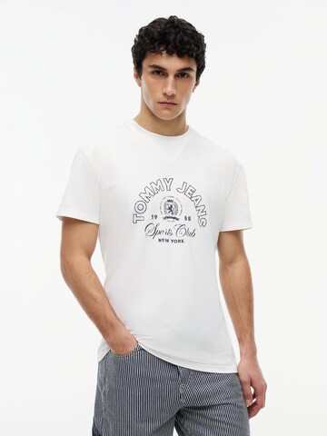 Tommy Jeans Shirt in White: front