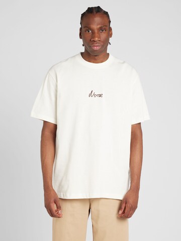 NORSE PROJECTS - Camiseta 'Johannes' en blanco: frente