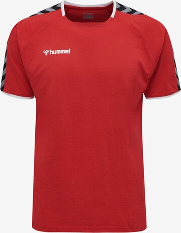 T-Shirt fonctionnel Hummel en rouge : devant