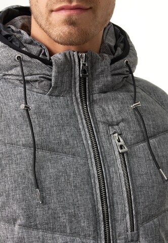INDICODE JEANS Winterjas 'Circus' in Grijs