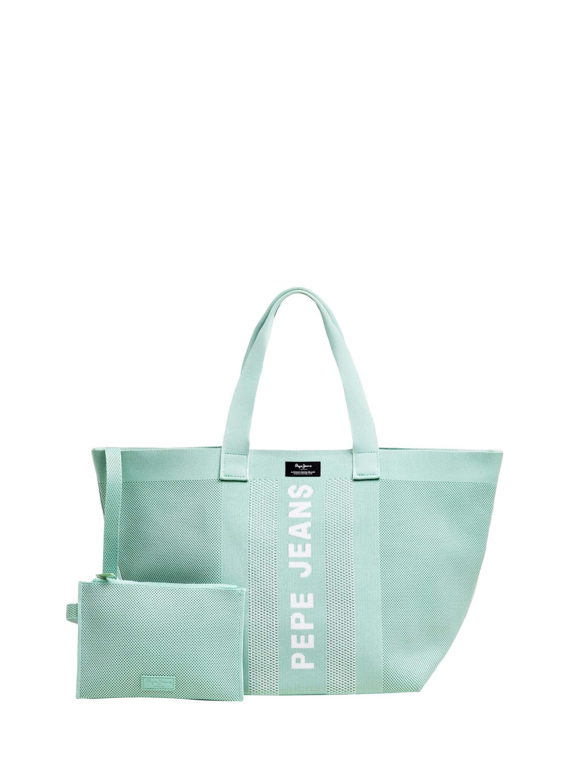 Sacs à main 'Knit Winslow' Pepe Jeans en bleu : devant