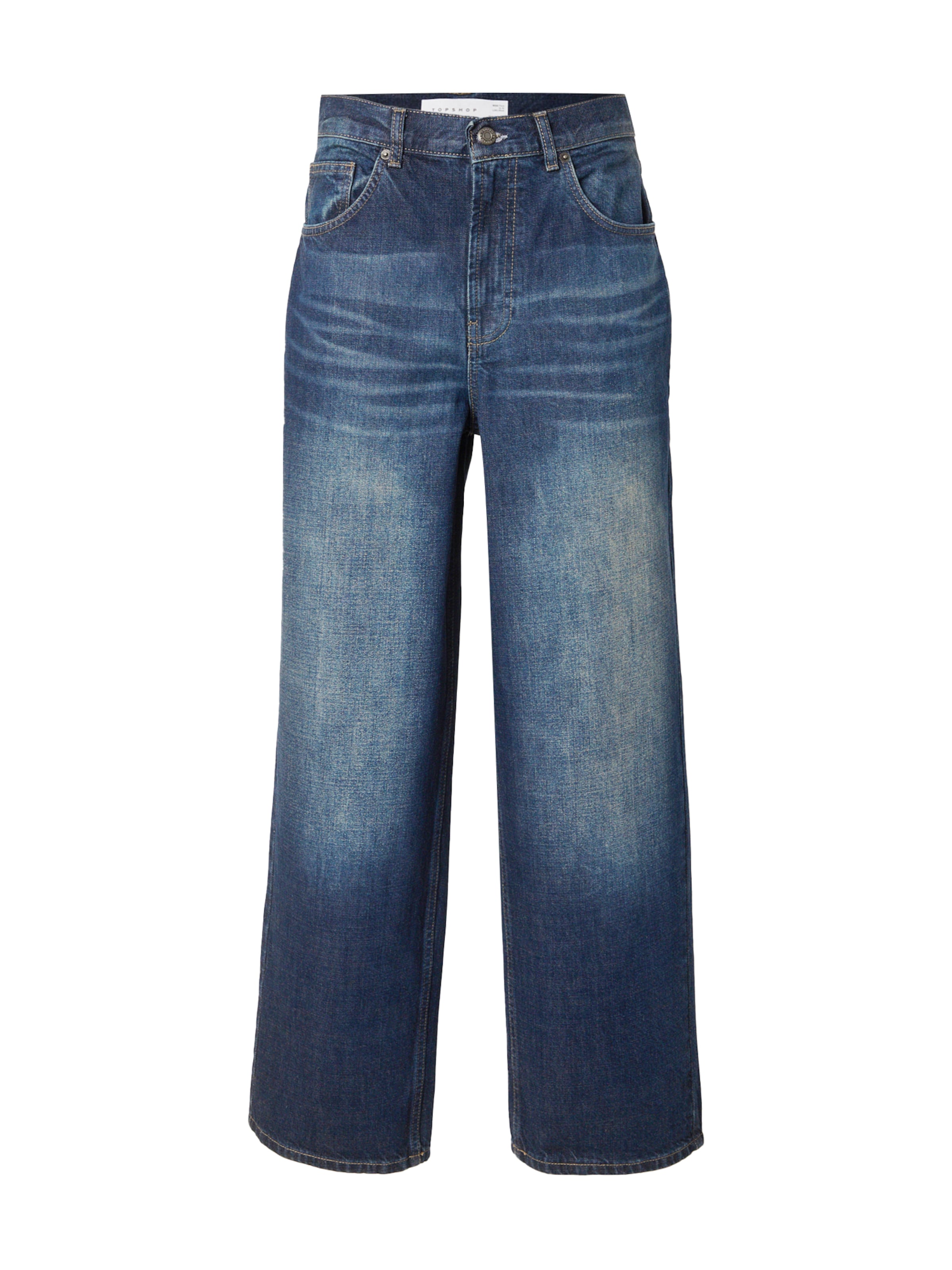 TOPSHOP - Pierna ancha Vaquero 'Gilmore' en azul: frente