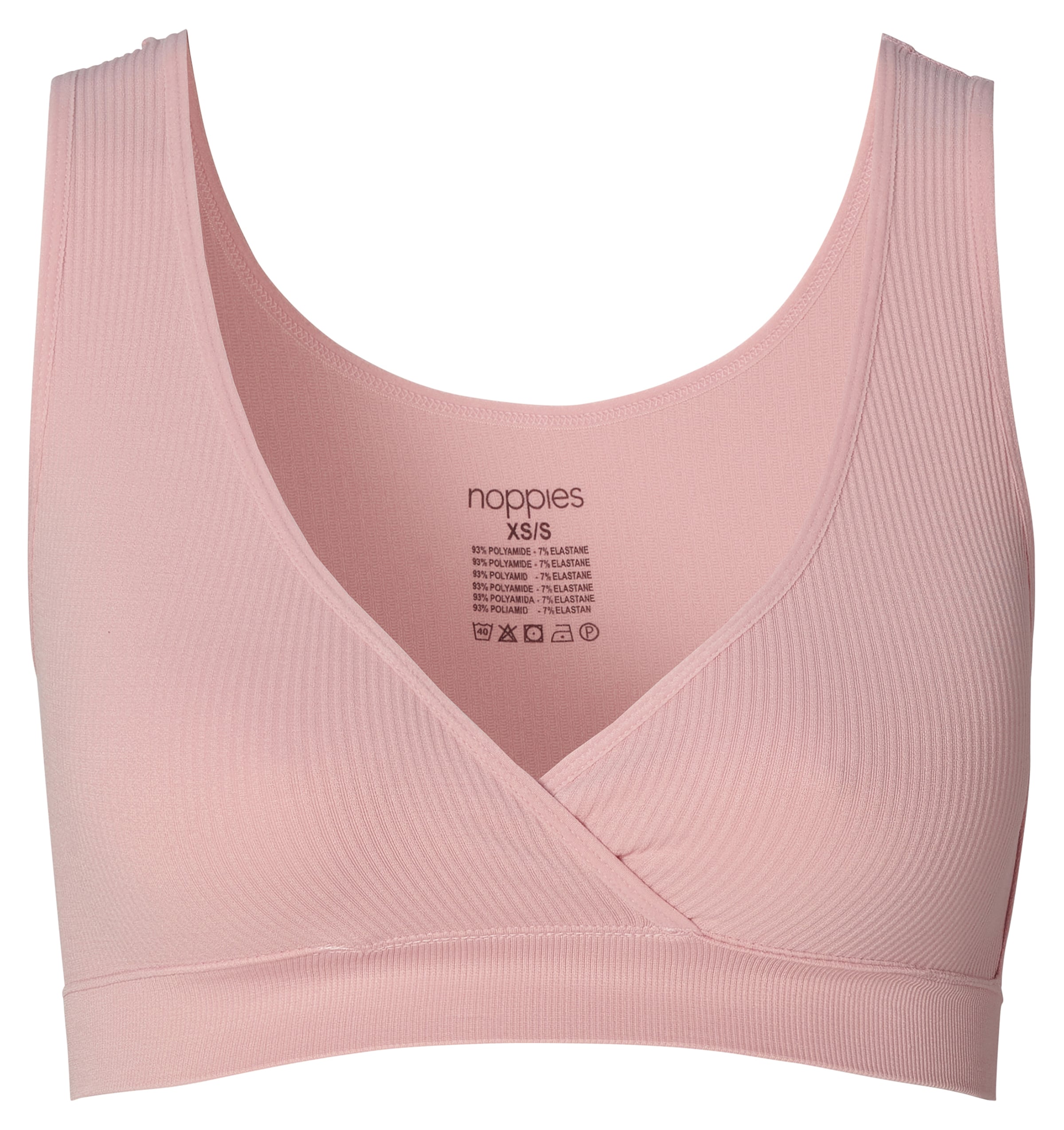Noppies Bralette Nursing bra in Pink: front