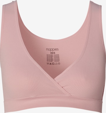 Noppies Nursing Bra in Pink: front