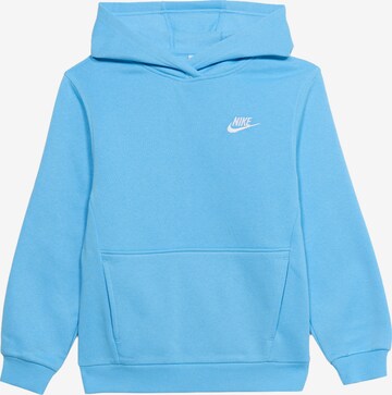 Nike Sportswear Sweatshirt 'Club Fleece' i blå: framsida