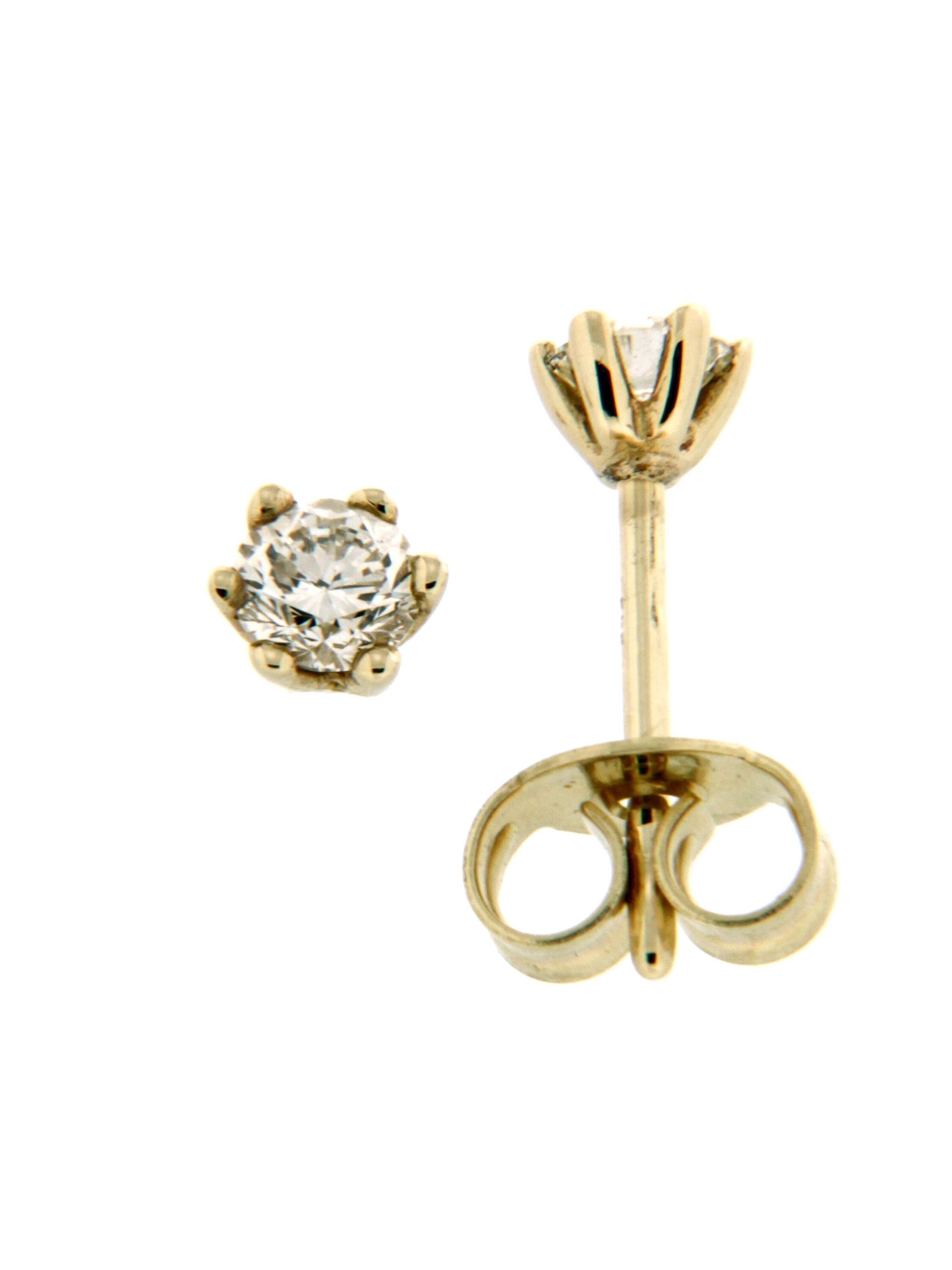 Orolino Ohrringe in gold / transparent, Produktansicht