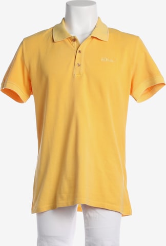 Luis Trenker Poloshirt M in Gelb: Vorderseite
