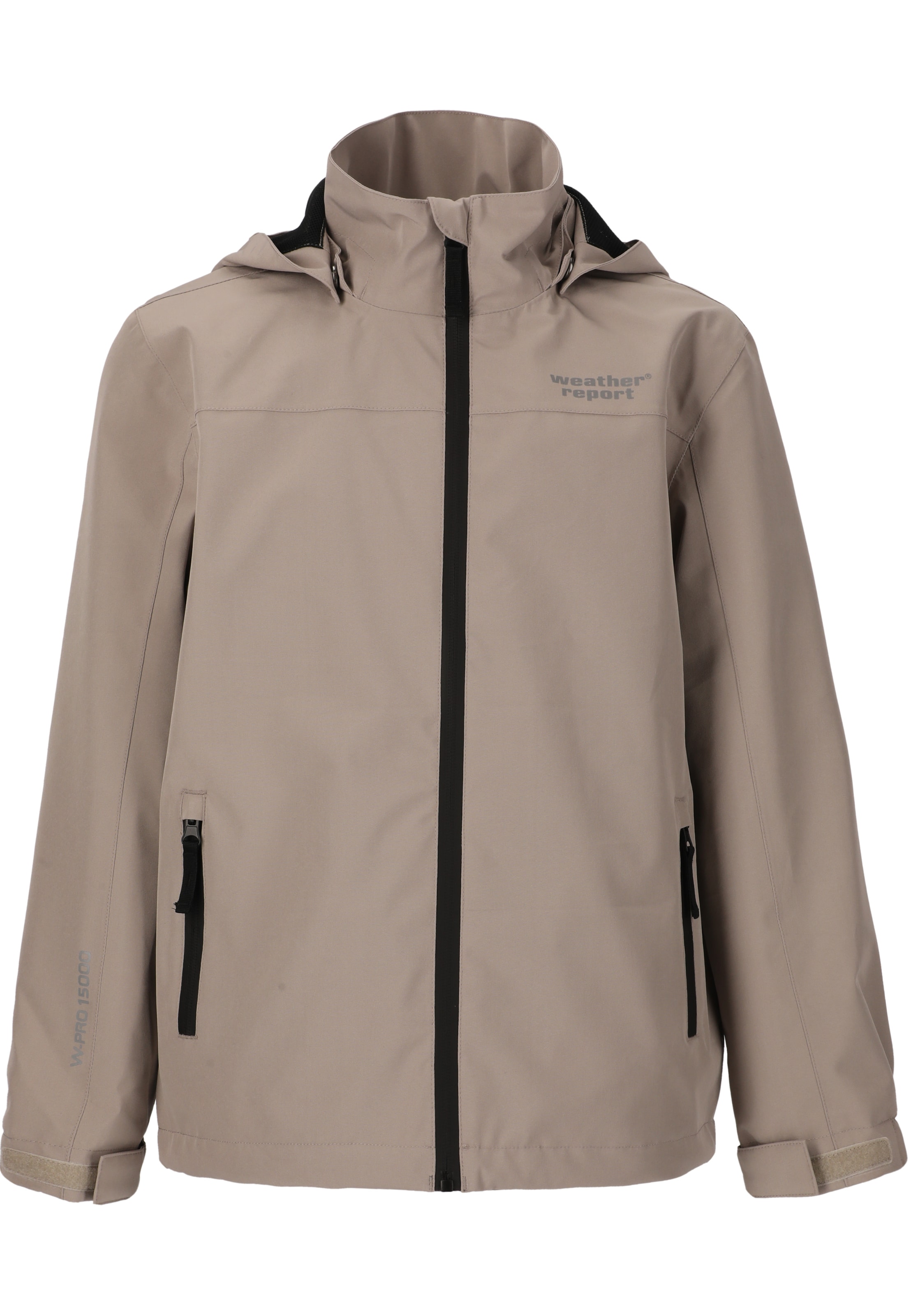 Weather Report Functionele jas &#x27;Borise Jr.&#x27; in Grijs: voorkant