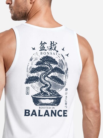 Neverless Shirt 'Bonsai'‌ in Weiß