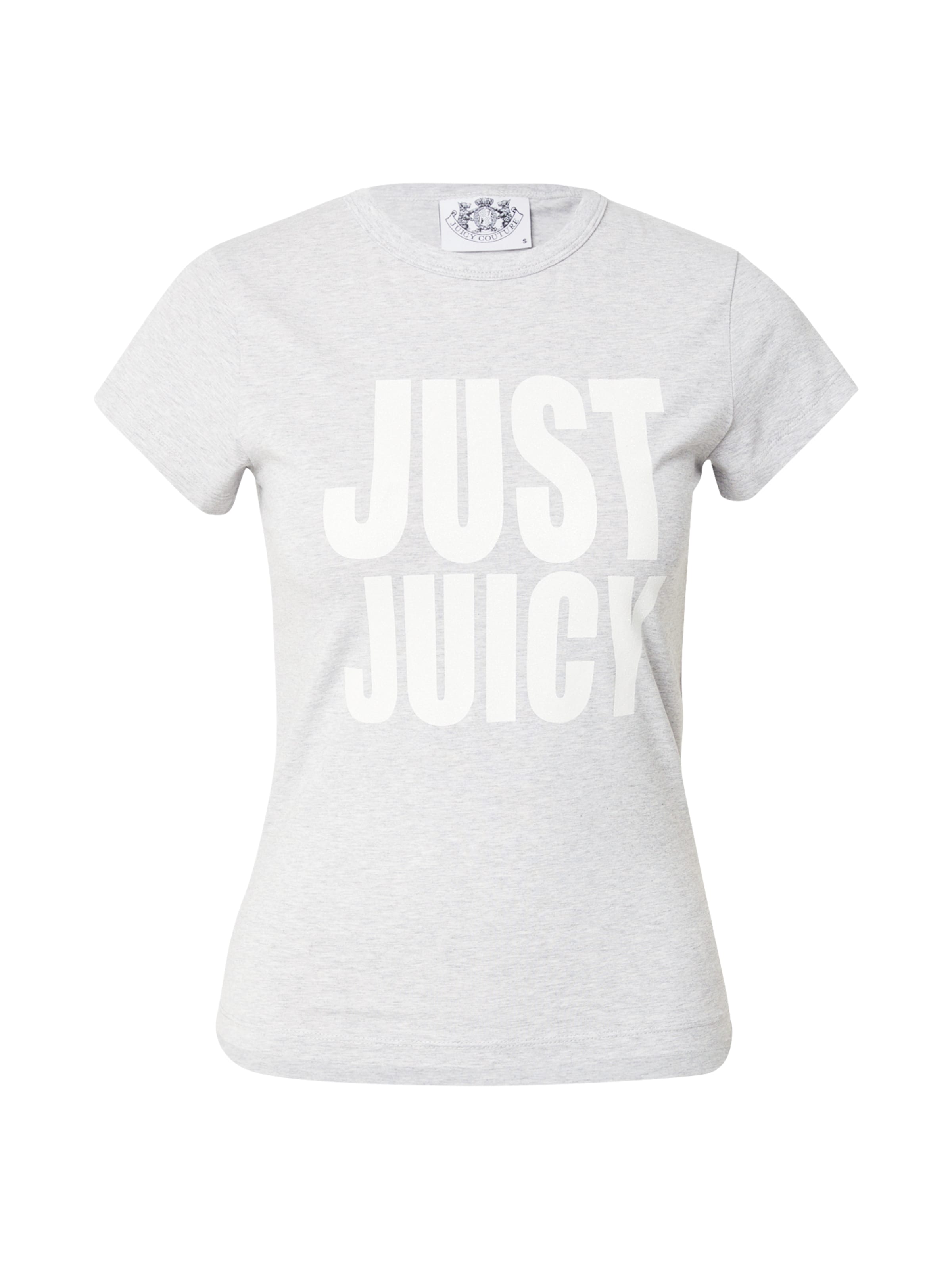 Juicy Couture Μπλουζάκι 'JUST JUICY HILTON' σε γκρι: μπροστά