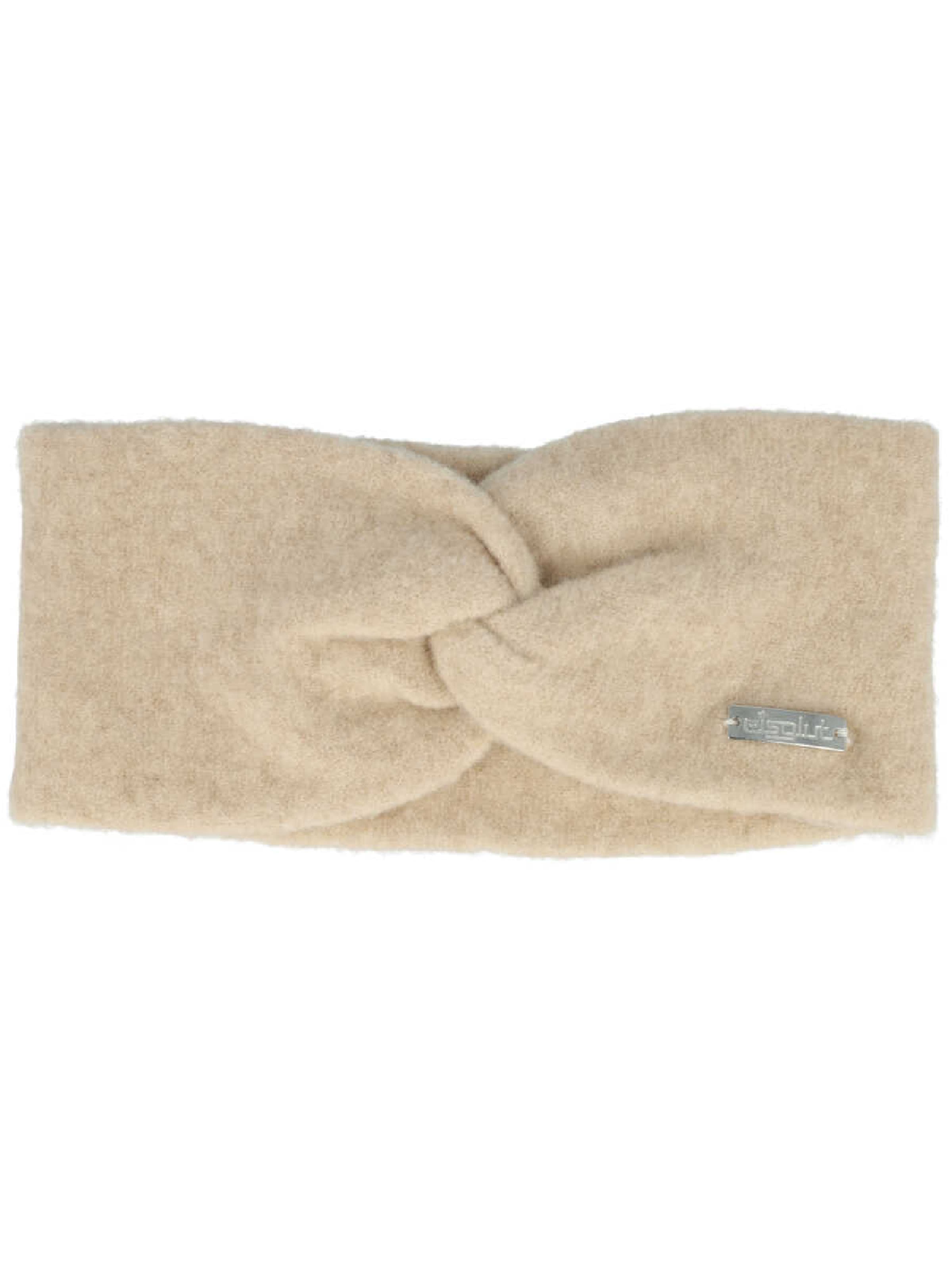 Eisglut Stirnband 'Farynl ' in Beige: Vorderseite