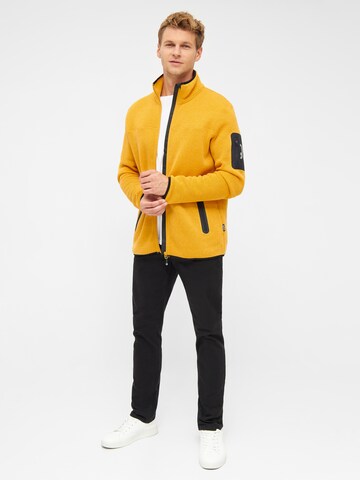 Sea Ranch Fleecejacke 'Sidney' in Gelb