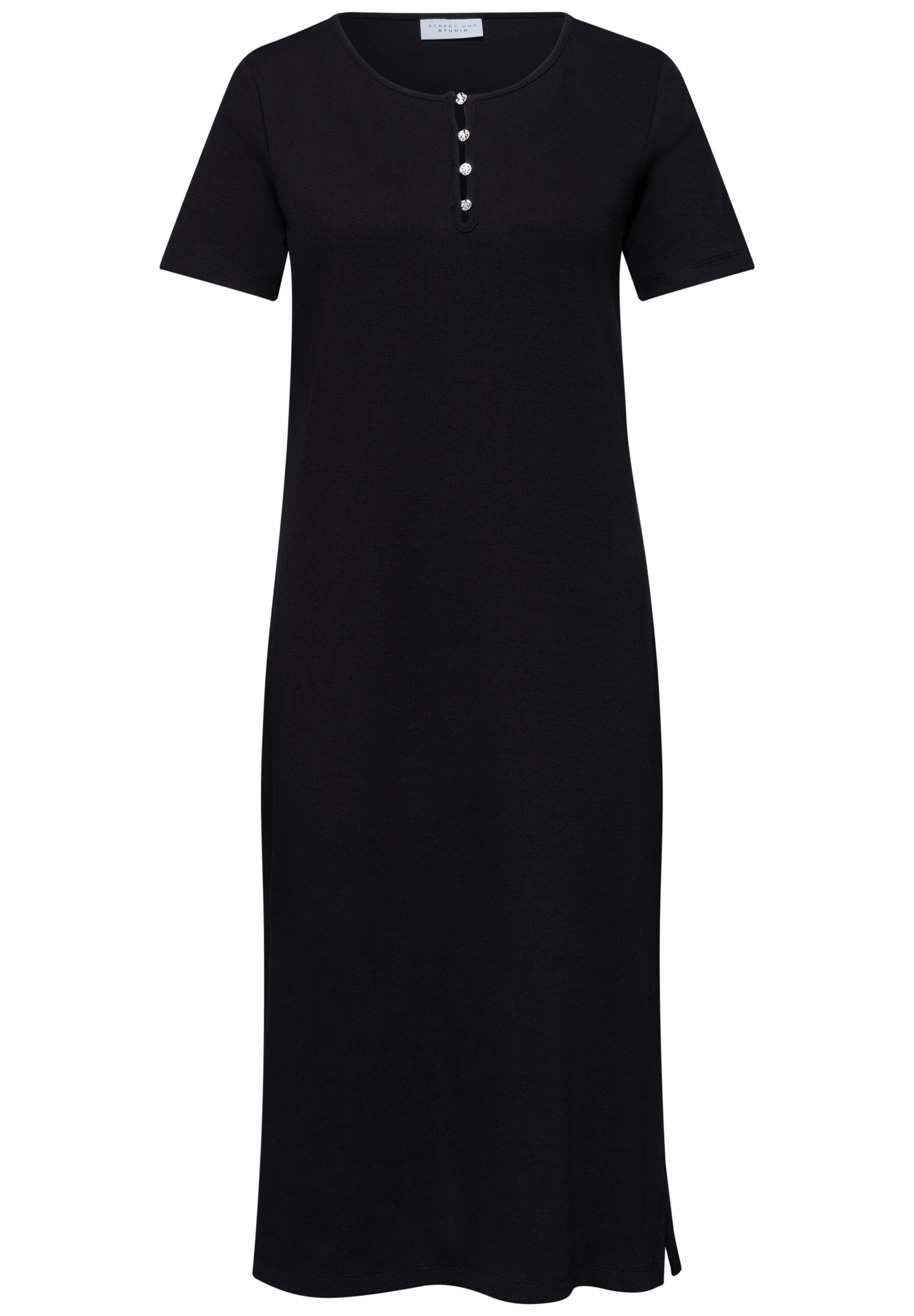 Street One Studio Dress in Black: front