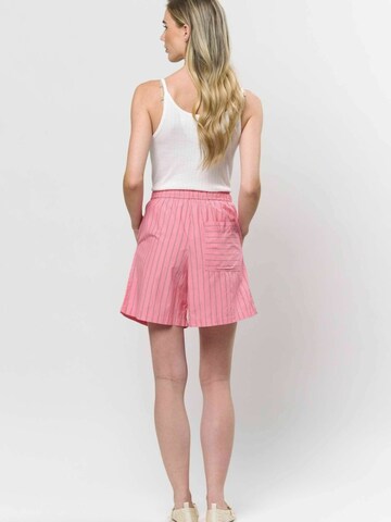 U.S. POLO ASSN. Regular Shorts ' Margo striped ' in Pink